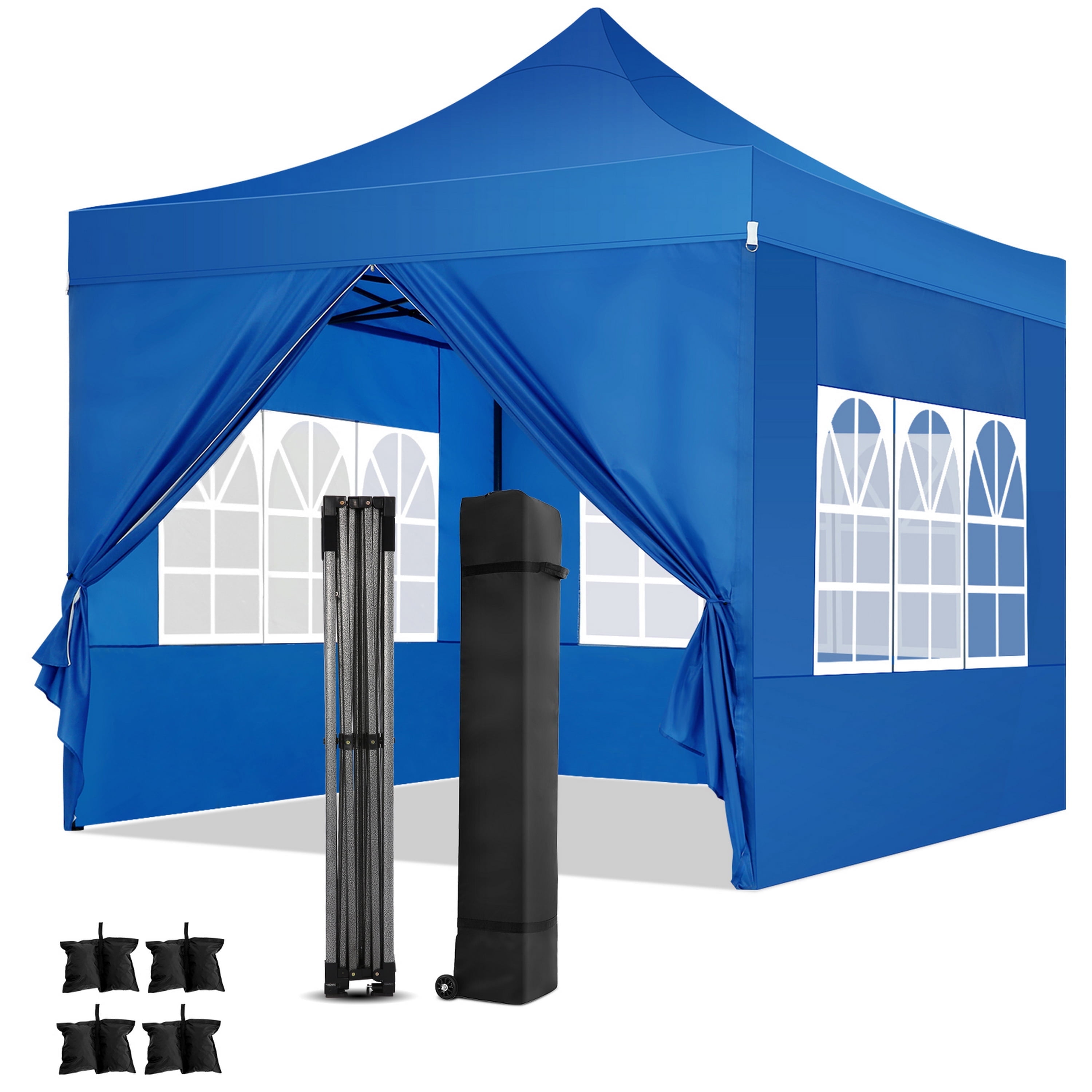 HOTEEL 10x10 Commercial Canopy Tent, Heavy Duty with 4