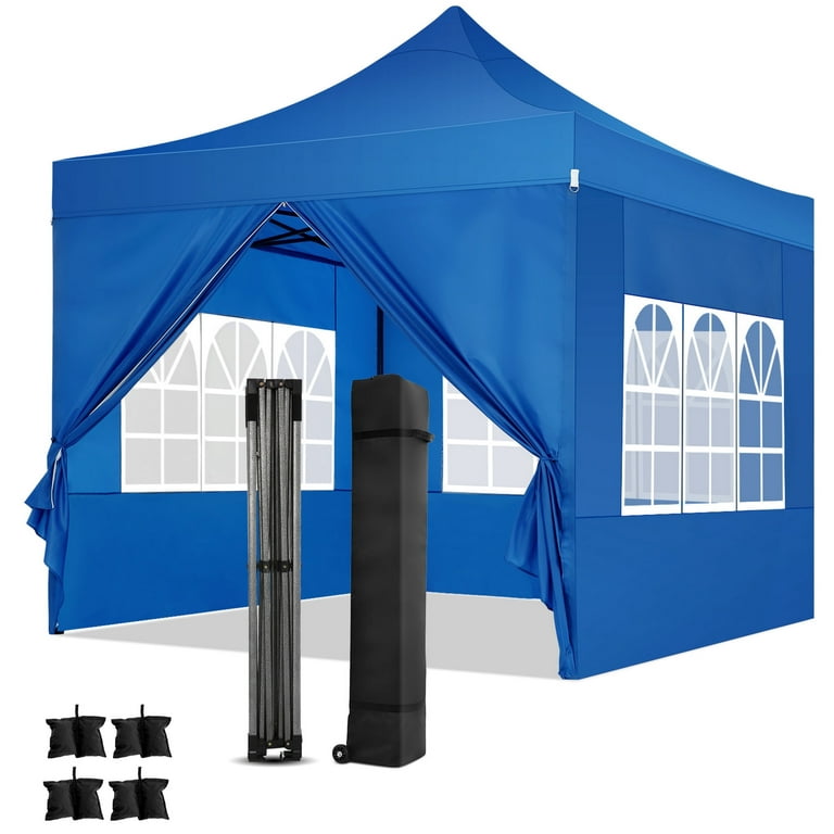 HOTEEL 10x10 Commercial Canopy Tent, Heavy Duty with Sidewalls