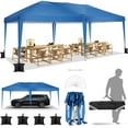 thumbnail image 1 of HOTEEL 10'x20' Pop up Canopy,Waterproof Outdoor Commercial Instant Tent,for Parties Beach Camping Event Shelter Wedding,Blue, 1 of 8