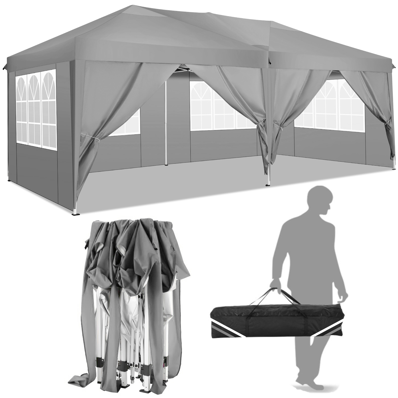 Coleman Shelter 13x13 Shade and Canopy, Home & Tailgate Canopy, Pop Up Style, Beach Shade Tent
