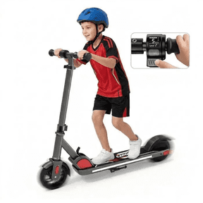 Sanopy 150W Electric Scooter for Kids Ages 6-14, Adjustable Speed &Height,up to 10 mph, Max Load 132lbs,LED Display,Colorful Lights,Ideal Gifts for Kids,UL2272 Certified