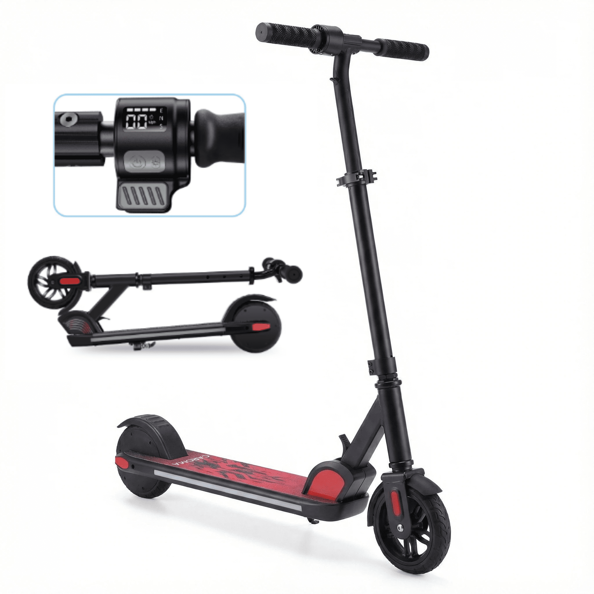 SANOPY 150W Electric Scooter for Kids Ages 6-14, Adjustable Speed &Height,up to 10 mph, Max Load 132lbs,LED Display,Colorful Lights,Ideal Gifts for Kids,UL2272 Certified