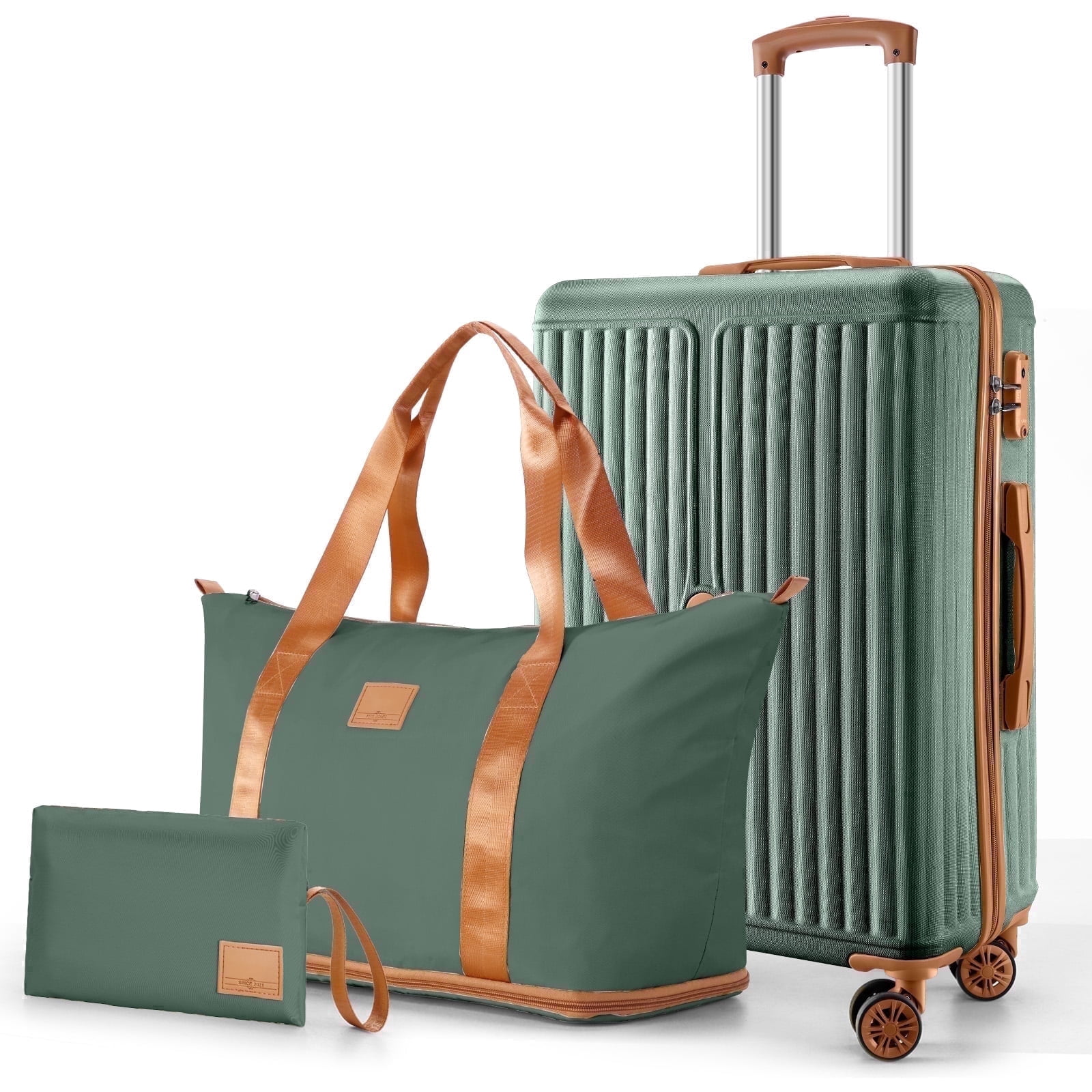 HOTEEL 3 Piece Carry On Luggage Sets,Lightweight Travel Suitcase Set with TSA Lock & Spinner Wheels(20in)