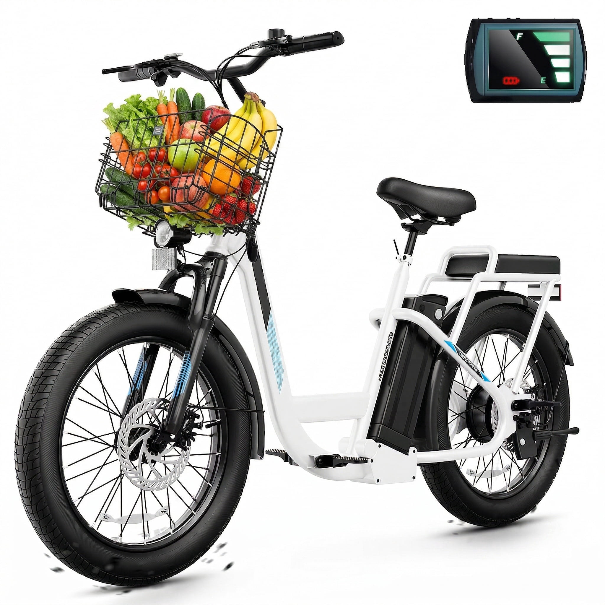 SANOPY Peak 819W Electric Scooter for Adults,20 mph&20 mile Range,Commuting Electric Scooter with Adjustable Seat&Basket,UL2272 Certified