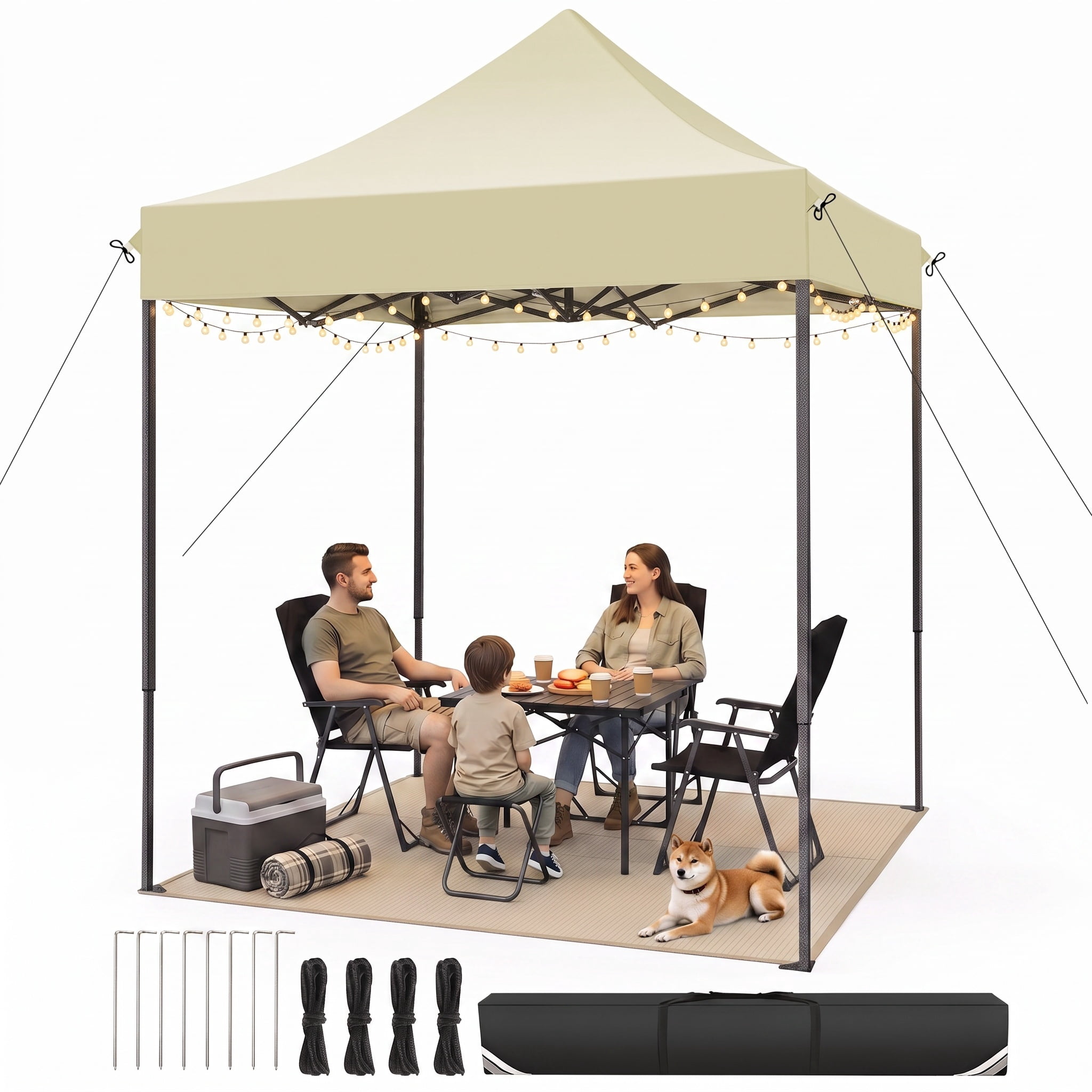 naturehike 1 person tent Giling PRO 4-Season 1-Person Backpacking can support most heavily Size:6' x 20' - Case of 8 Markiser uden motor - Cabin Zero