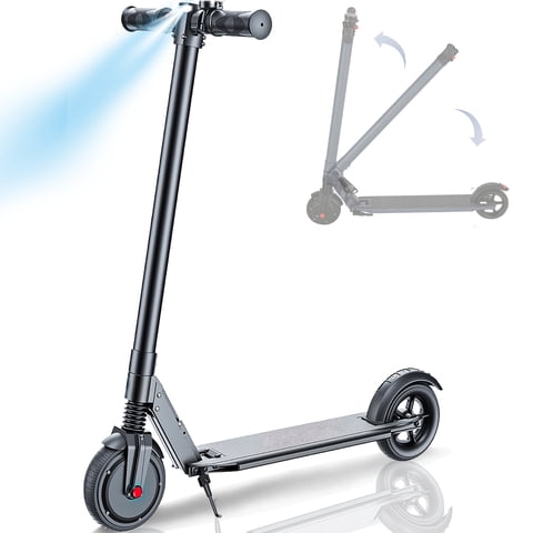 SANOPY Electric Scooter for Adults, 250W Powerful Motor & 6.5" Solid Tires, Top 15.5 Mph & 20 Miles Range, Foldable Commuting E Scooter,UL2272 Certified