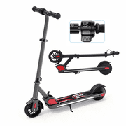 SANOPY Electric Scooter for Kids Ages 6-12, 150W Motor, 10 mph,Adjustable Speed & Height, Colorful Lights, LED Display, Foldable Kids Electric Scooter,UL2272 Certified
