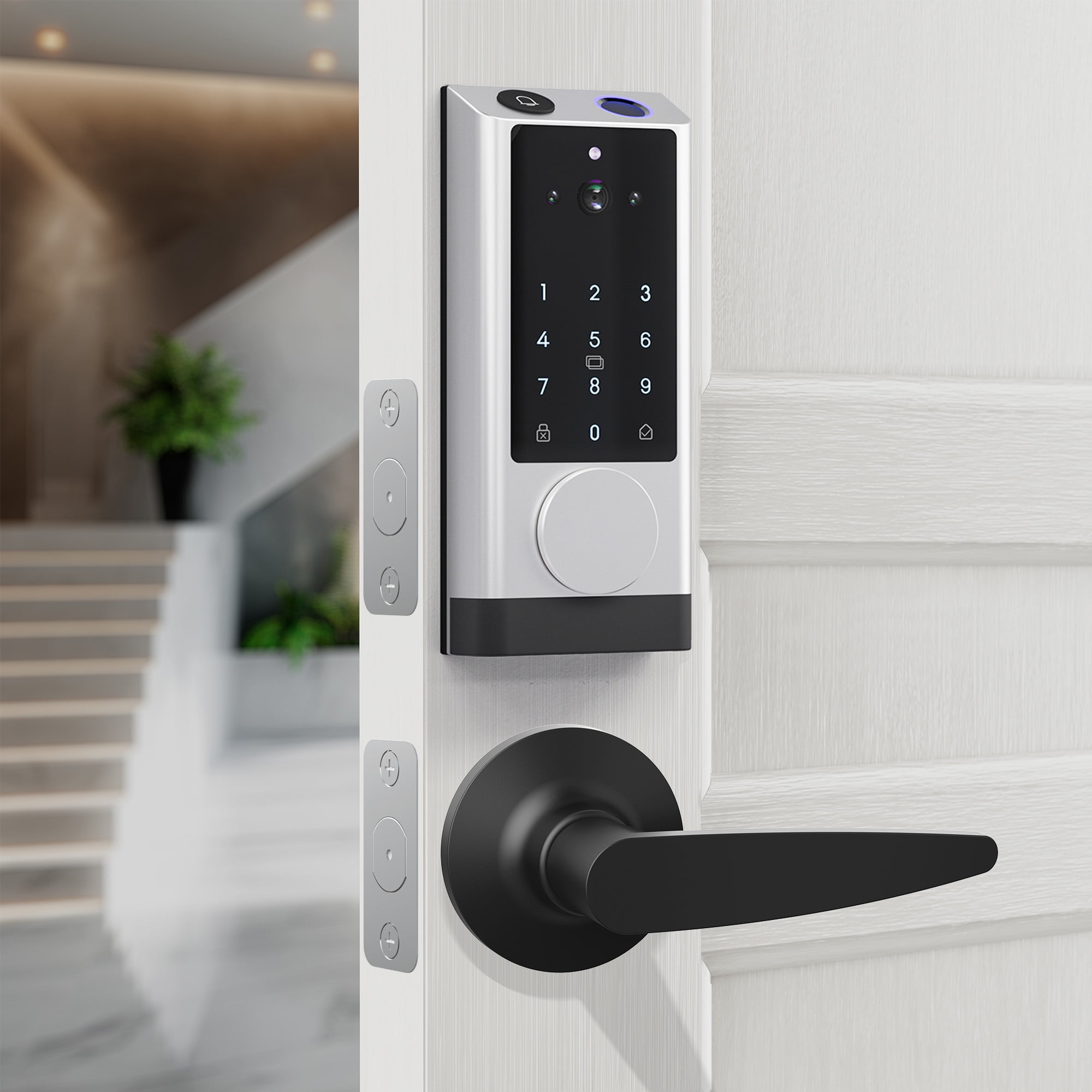 Photo inspiration: Fresh Look at Hoteel G1 Smart Lock With Handle Camera Doorbell WiFi Fingerprint