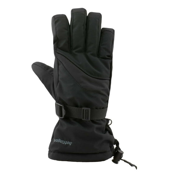 HOTFINGERS Adult Female Snow-Line Winter Gloves, Color: Black, Size: S