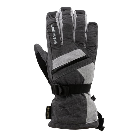HOTFINGERS Adult Male Clipper GT Winter Gloves, Color: Dark Heather Gray/Heather Gray, Size: M