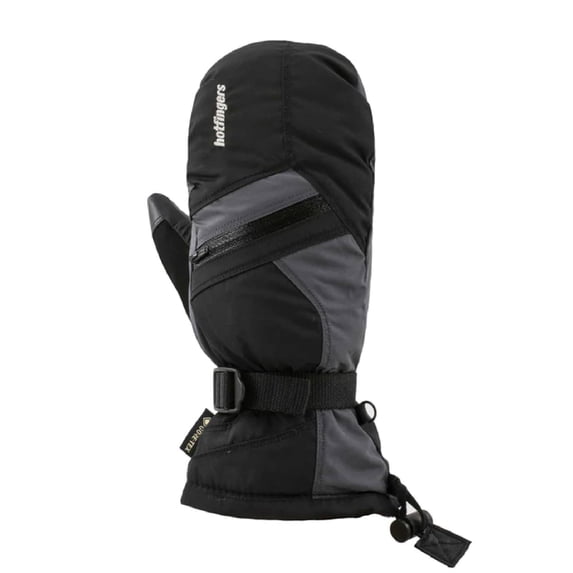 HOTFINGERS Clipper GT Ladies Waterproof Mittens, Color: Black/Dark Gray, Size: S