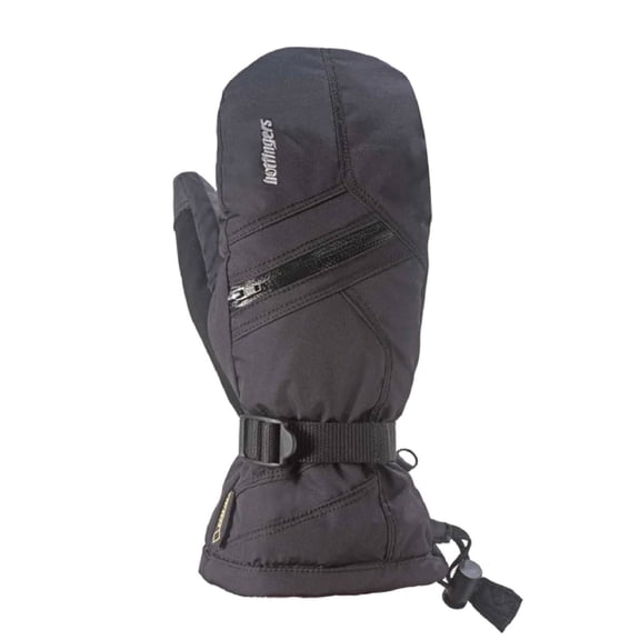 HOTFINGERS Clipper GT Ladies Waterproof Mittens, Color: Black, Size: M