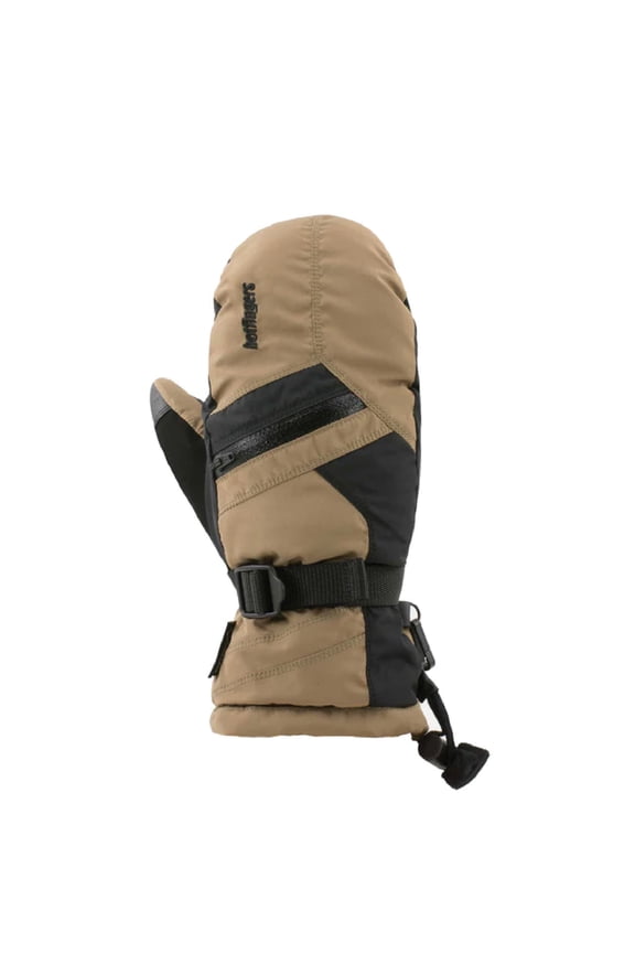 Clipper GT Ladies Waterproof Mittens, Color: Khaki/Blac, Size: S