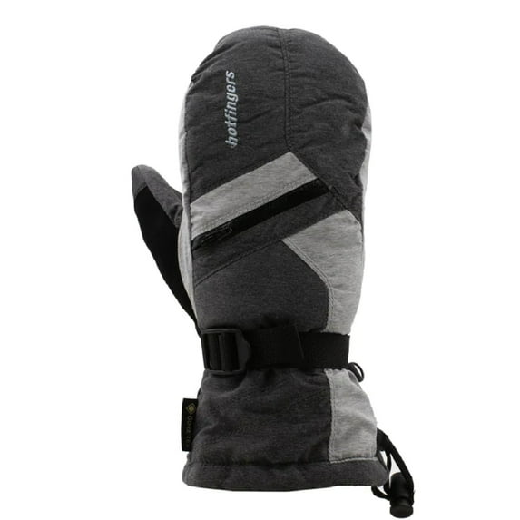 HOTFINGERS Men's Clipper GT Waterproof Mittens, Color: Dark Heather Gray/Heather Gray, Size: L