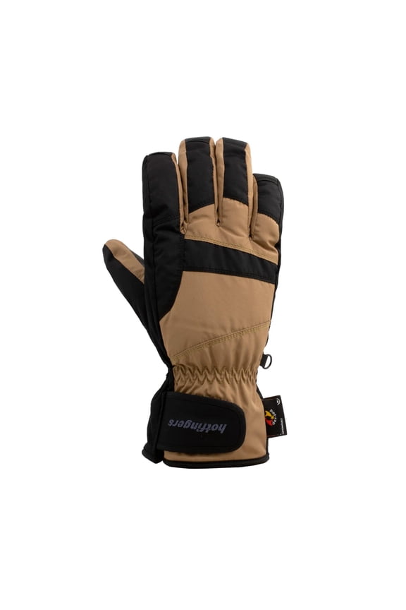 Men's Focus Cold-Weather Glove, Color: Khaki/Black, Size: S