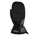 thumbnail image 1 of HOTFINGERS Men's Rip-N-Go Alpine Sport Fabric Mitten, Color: Black/Gray, Size: M, 1 of 5