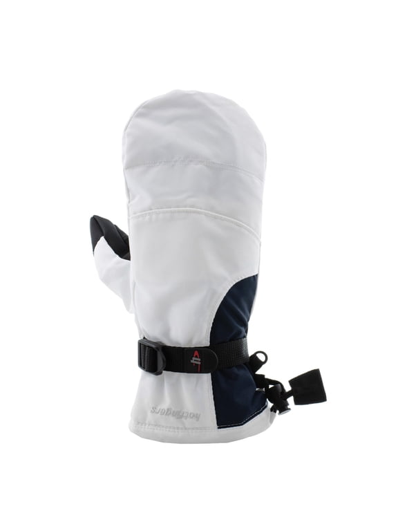 Men's Rip-N-Go Alpine Sport Men's Fabric Mitten, Color: White/Navy, Size: S