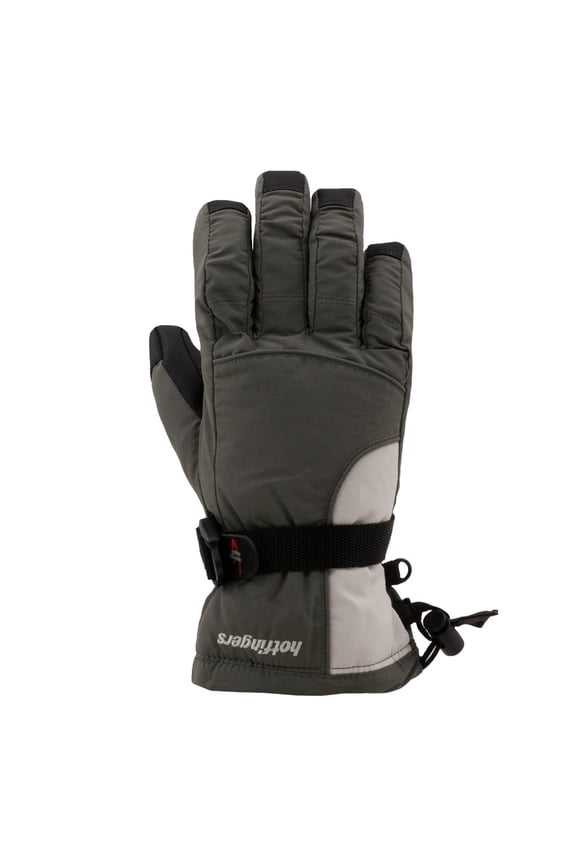Men's Rip-N-Go ll Alpine Sport Fabric Gloves, Color: Dark Gray and Light Gray, Size: S