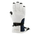 thumbnail image 1 of HOTFINGERS Rip-N-Go ll Ladies Alpine Sport Fabric Gloves, Color: White and Navy, Size: S, 1 of 5