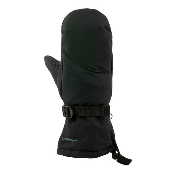 HOTFINGERS Snow-Line Ladies Waterproof Mittens, Color: Black, Size: S