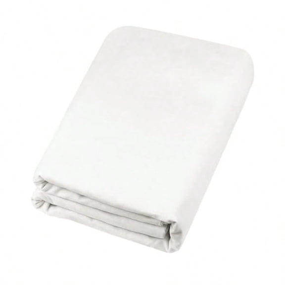 HOTGODEN Medium Weight 100 Cotton Muslin Fabric: 59 inch x 10 Yards Bleached Muslin Linen Fabric Material for Sewing Material Apparel Cloth