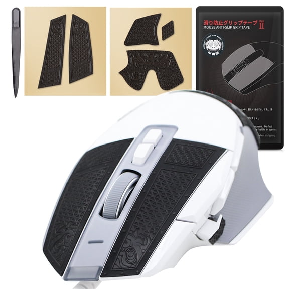 HOTLINE GAMES Armour Series Anti-Slip Mouse Grip Tape Compatible with Logitech G502 X and G502 X Plus Gaming Mouse, Pre-Cut, Easy Installation