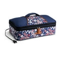 thumbnail image 1 of HOTLOGIC Food Warming Tote, Casserole Carrier Plus 120V, Blue Paisley, 1 of 3