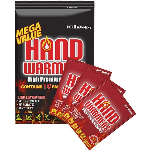 HOTNWARMER Hand Warmers – Long Lasting, UP to 18 Hours, Safe, Disposable, Natural Odorless, Air Activated, Heat Pads 40 Pair, Great for Outdoor Sports, Camping, Warm Gifts for Women, Men (80Count)