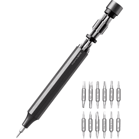 HOTO 24 in 1 Precision Screwdriver Set, Pen Shape Mini Manual Screwdriver - Dark Gray