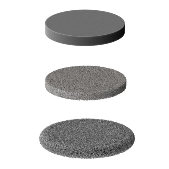 HOTO 3-Pack Spin Scrubber Replacement Pads For Tiles & Bathroom Floors