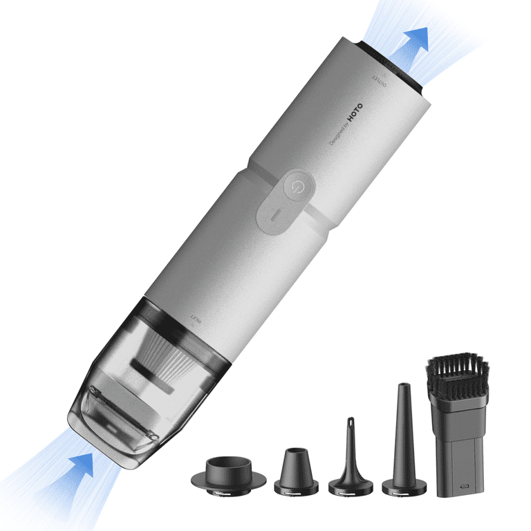 HOTO 4-in-1 Portable Mini Cordless Vacuum & Duster, Handheld