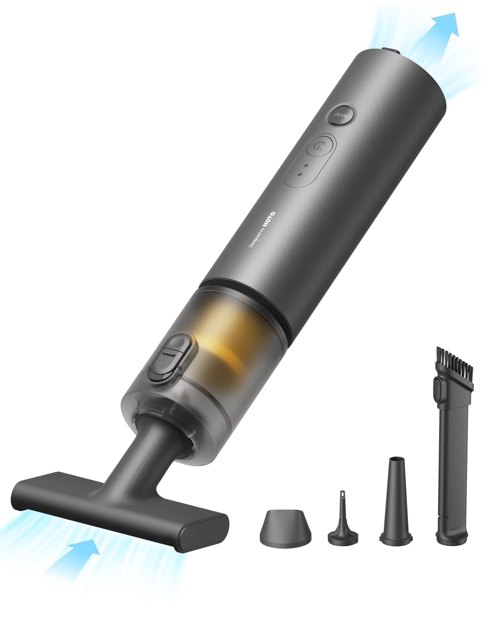 HOTO Handheld Car Vacuum Cleaner Cordless, 4-in-1 Portable Mini