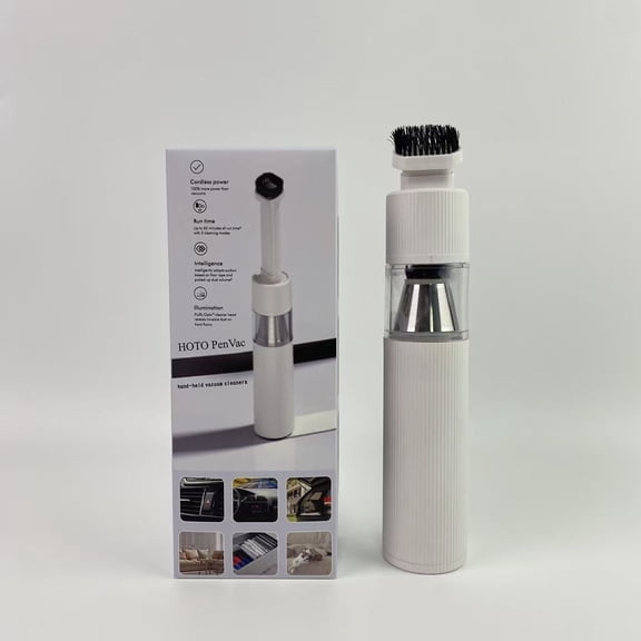 HOTO PenVac hand-held vacuum cleaners,Handheld Vacuum Cordless Rechargeable, 1.65 Pounds Car Vacuums Light Weight, Cordless Rechargeable with Washable Filter