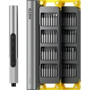 HOTO SnapBloq™ S-A01 Master Precision Screwdriver Set, 56PCS 3.7V Mini Electric Screwdriver, 3 Torque Settings, Max 250RPM, Brighter LED Light, Power Tools for Electronics, Phone, Laptop, DIY