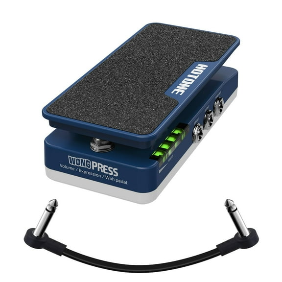 HOTONE Cory Wong Signature Press Pedal 4 in 1 Switchable Wah & Active Volume & Passive Expression Effects Pedal with Visible Pedal Position Indicators