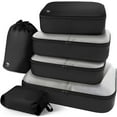 thumbnail image 1 of HOTOR 6 Pieces Packing Cubes for Travel Essentials, Space-Saving Suitcase Organizer, 1 of 11
