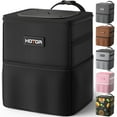 thumbnail image 1 of HOTOR Car Trash Can with Lid, Leak-Proof Car Garbage Can with Mesh Pockets, Car Accessories, 2 Gallons, Matte Black, 1 of 9