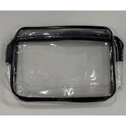 HOTOR Clear Toiletry Bag, TSA Approved, Waterproof Zippered Makeup & Toiletries Organizer, 6.0" x 8.8" x 2.2", 3-Pack