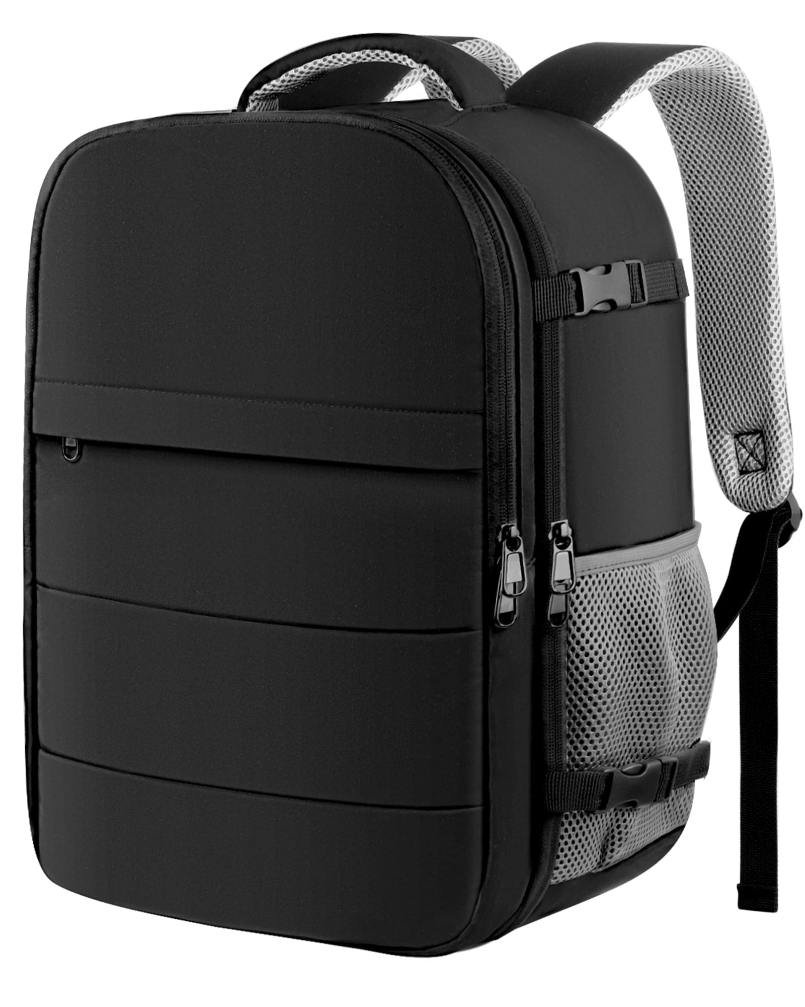 HOTOR Travel Backpack, Travel Bag for Men and Women, Carry On Luggage for 15.6" Laptop, Black