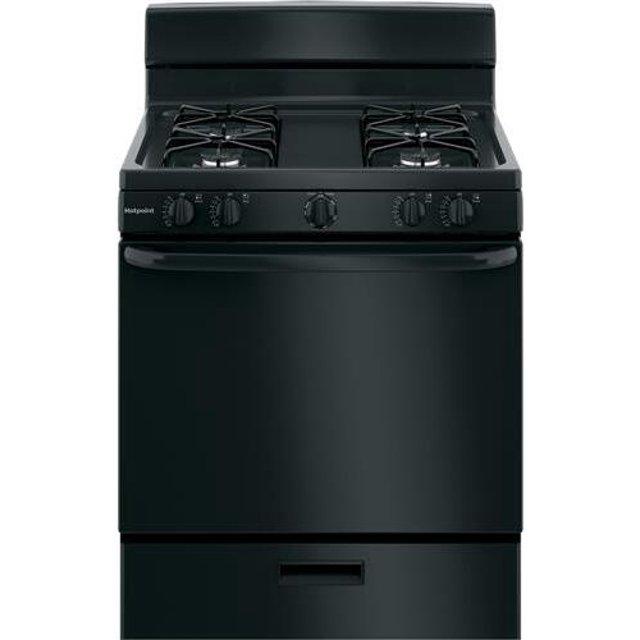 Ge Rgbs300dm Hotpoint 30" Wide 4.8 Cu. Ft. Free Standing Gas Range