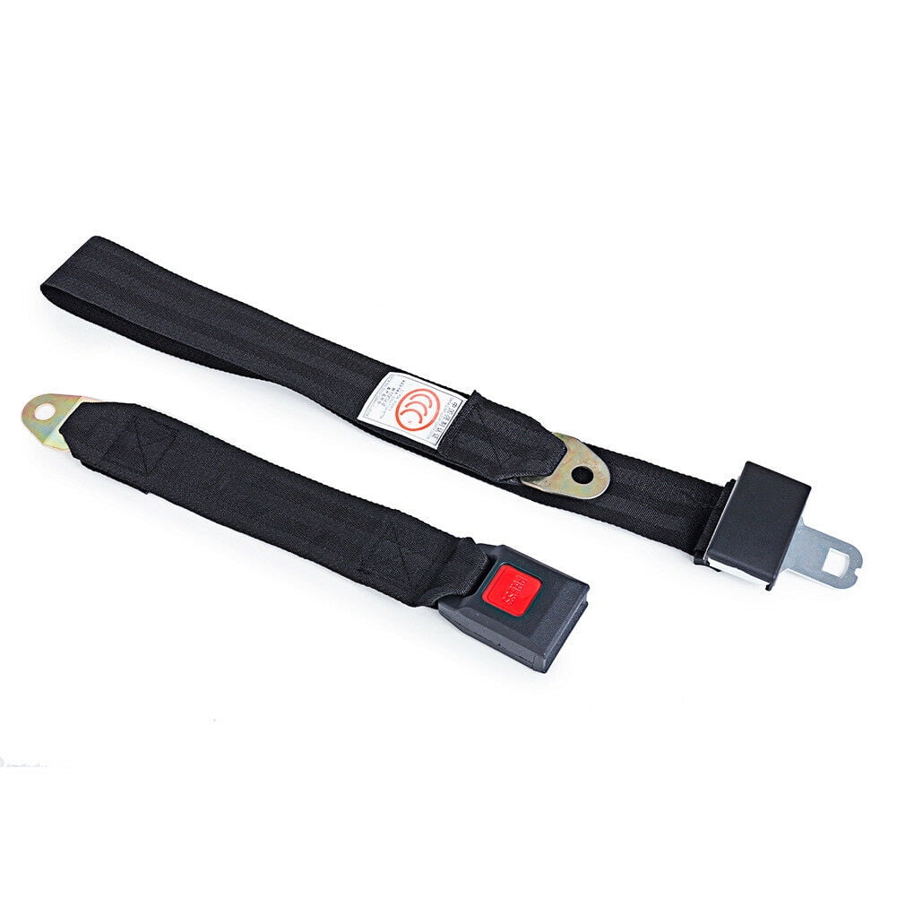 HOTSYSTEM Universal Seat Belt Lap Belts Adjustable 2Point Truck Car ...