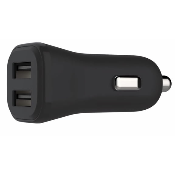 Hottips 2.4A Dual USB Car Charger (Colors may vary)