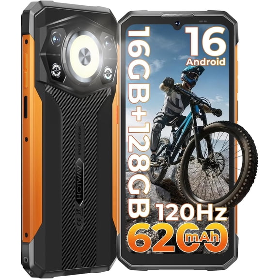 HOTWAV Cyber 17 Mobile Phone,16(6+10)GB 128GB,6200mAh