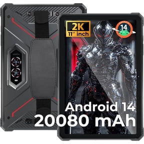 HOTWAV R9 Pro 2025 Rugged Tablet Android 14-2K 11 Inch 20080mAh Waterproof Tablet, 20GB 256GB/2TB SD Outdoor Tablets,Red