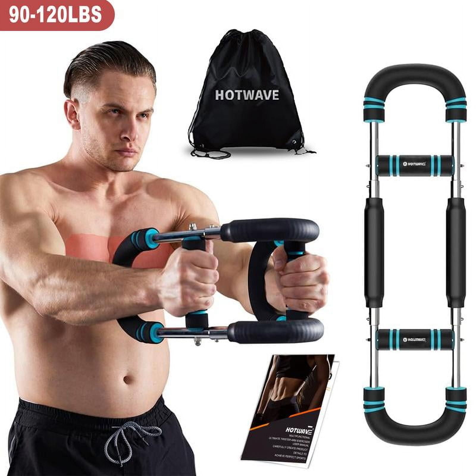 HOTWAVE Arm Trainer、Chest workout Strengthen Chest and Arm Muscles Men's Fitness Trainer Detachable Portable Spring Resistance Home Fitness Equipment