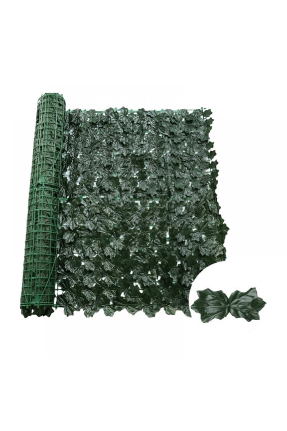 Artificial Ivy Privacy Fence Screen, Artificial Hedges Fence and Faux Ivy Vine Leaf Decoration for Outdoor Garden Decor