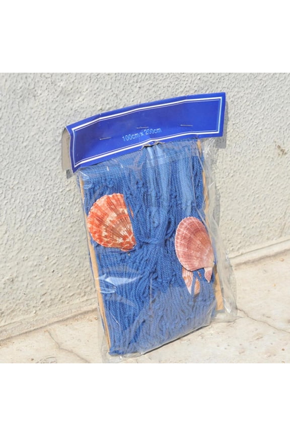 Decorative Nautical Fishing Net Seaside Wall Beach Party Sea Shell Decor