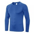 thumbnail image 1 of HOTWINTER Men's Quick-drying Fitness Long-sleeved Stretch Tight Sports Running Training Suit Breathable Sweat-wicking T-shirt Top, 1 of 3