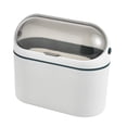 thumbnail image 1 of HOTWINTER Mini Trash Can with Lid, Mini Waste Basket for Desktop, Small Office Countertop Garbage Can, Mountable Tiny Wastebasket for RV, Dorm, Freezer, Laundry, 1 of 6