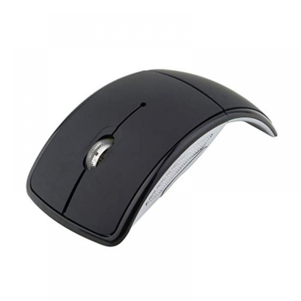 HOTWINTER Wireless Foldable Computer Mouse Arc Touch Mice Slim Optical ...